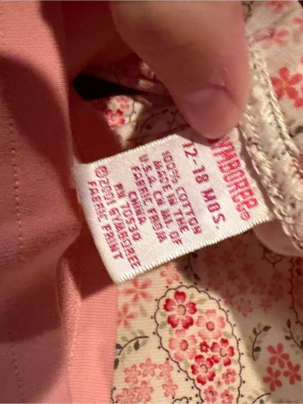 Gymboree Pink Floral Top and Paisley Leggings Pajama Set